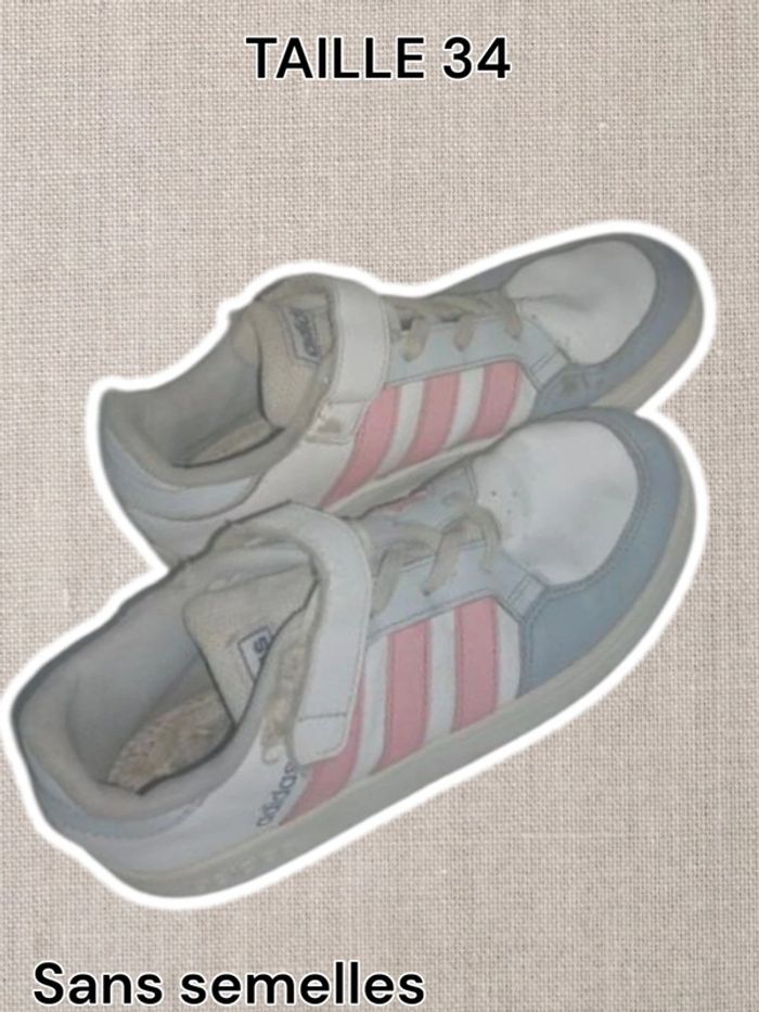 Baskets adidas - Taille 34 - photo numéro 2