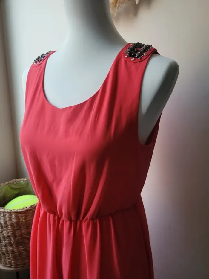 Robe d'été rose Vila Clothes Taille M - photo numéro 3