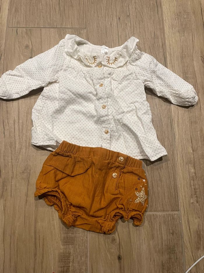 Ensemble bloomer et blouse