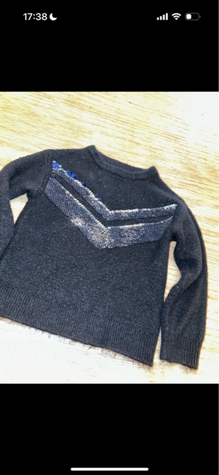 Pull bleu - photo numéro 2