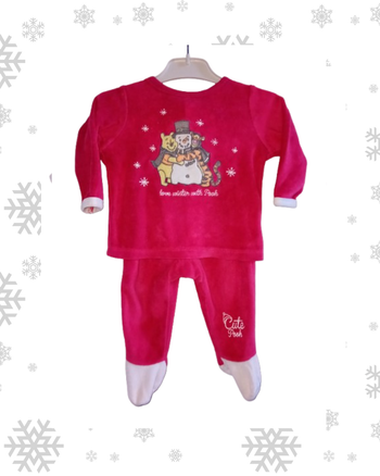 Pyjama de Noël 2 pièces Disney Winnie 6/9 mois