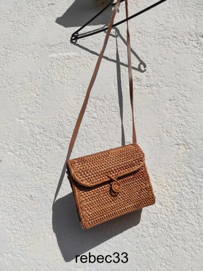 Petit Sac rotin zara - photo numéro 3