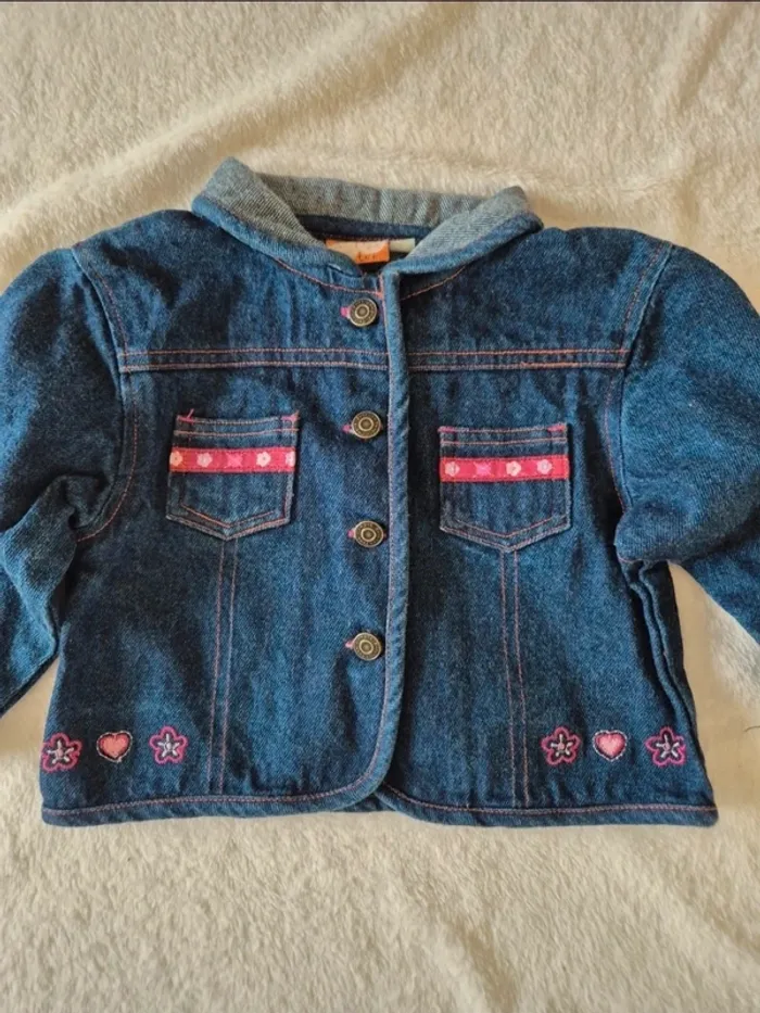 Veste en jean 12 mois TCF - photo numéro 2