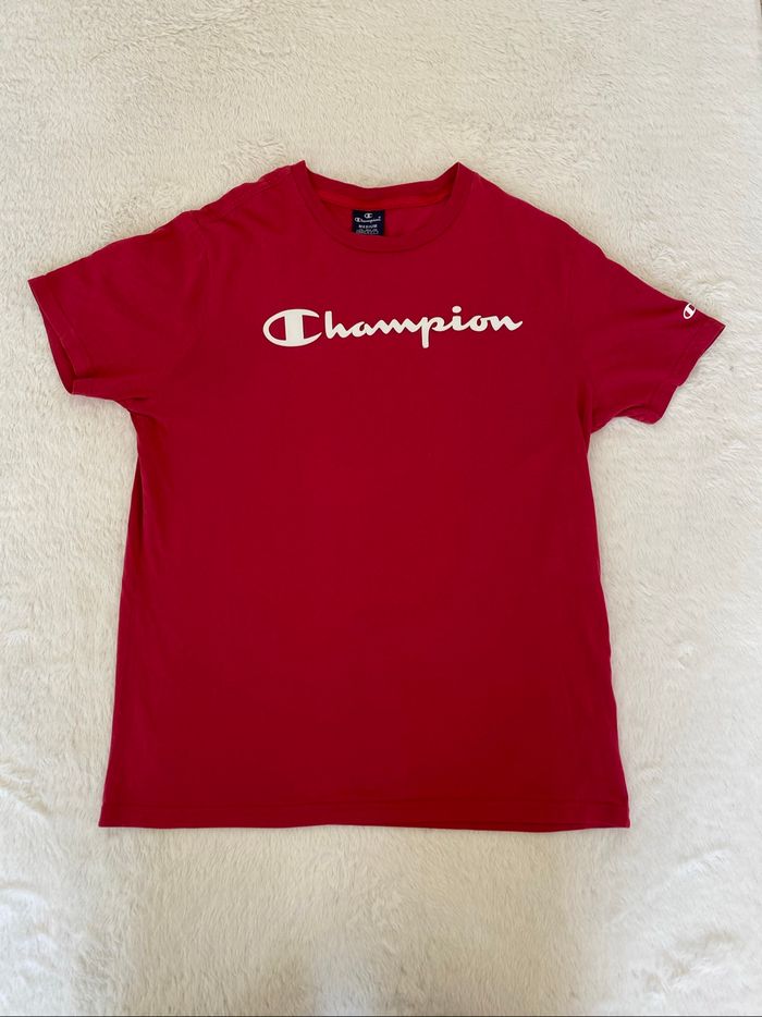 T-shirt Champion rouge taille M - photo numéro 2