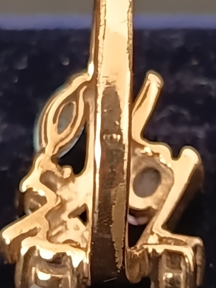 Bague plaqué or. - photo numéro 7