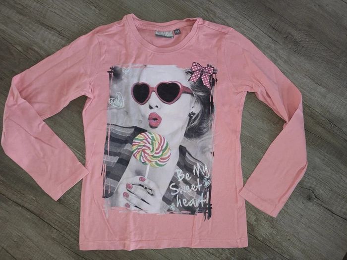 T shirt rose taille 134 ( 9 ans ) body zone