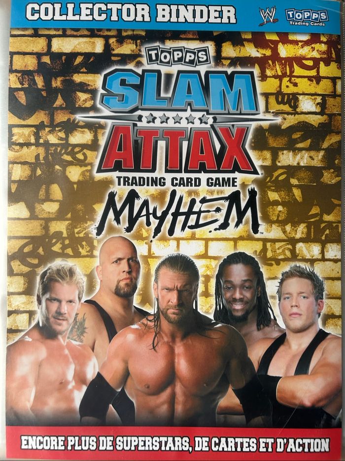 Classeur Cartes WWE Slam Attax Mayhem