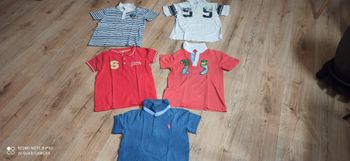 Lot de 5 polos 12 ans