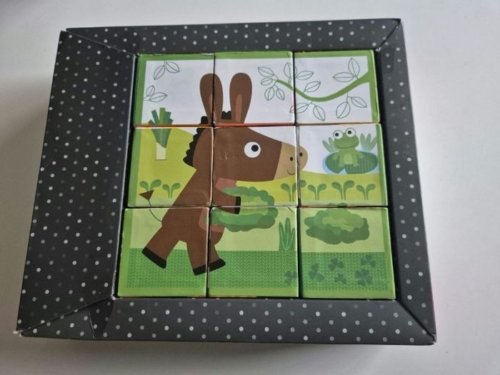 Puzzle Janod 9 cubes à assembler - photo numéro 6