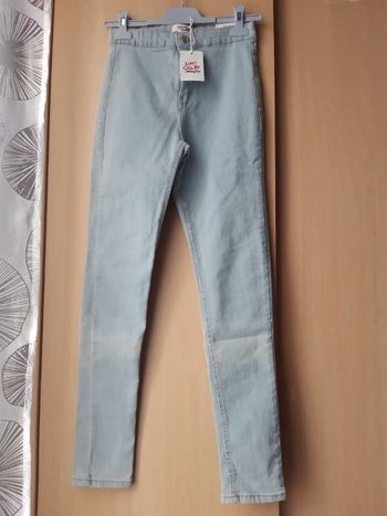 Jegging bleu clair délavé Jennyfer