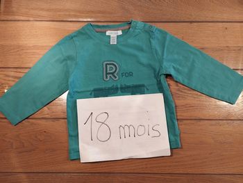 Lot n°505 T-shirt manches longues Obaïbi 18 mois