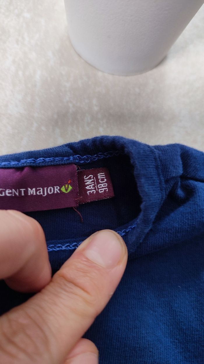 T-shirt manches longues 4 ans  sergent major - photo numéro 3