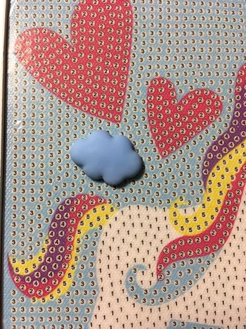 Aimant N° 26 Nuage Bleu