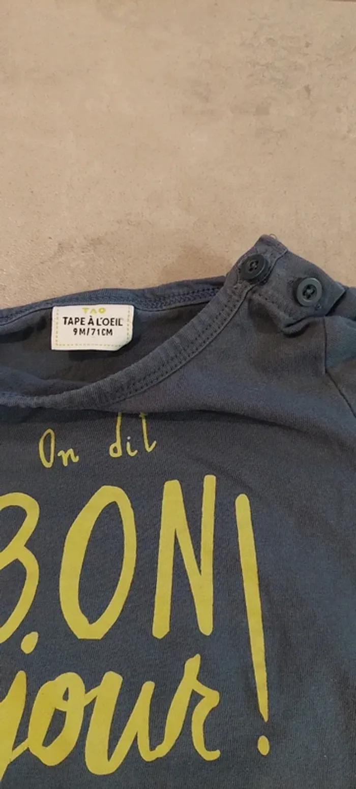 T shirt manches longues tape à l'œil 9 mois - photo numéro 8