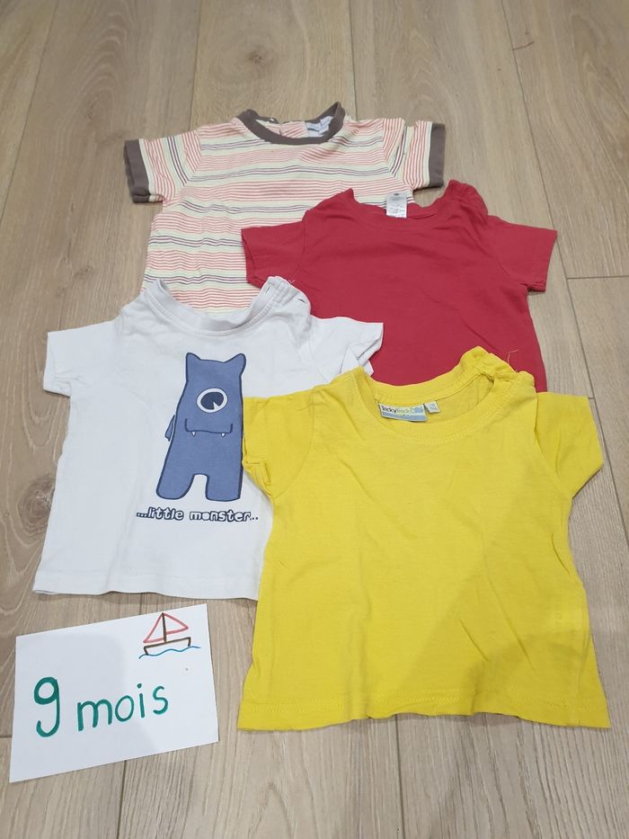 T-shirts garçon 9mois