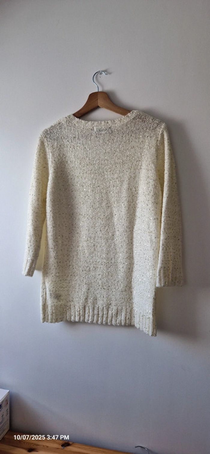 💞 Pull a sequins dorés - taille 3 💞 c8 - photo numéro 5