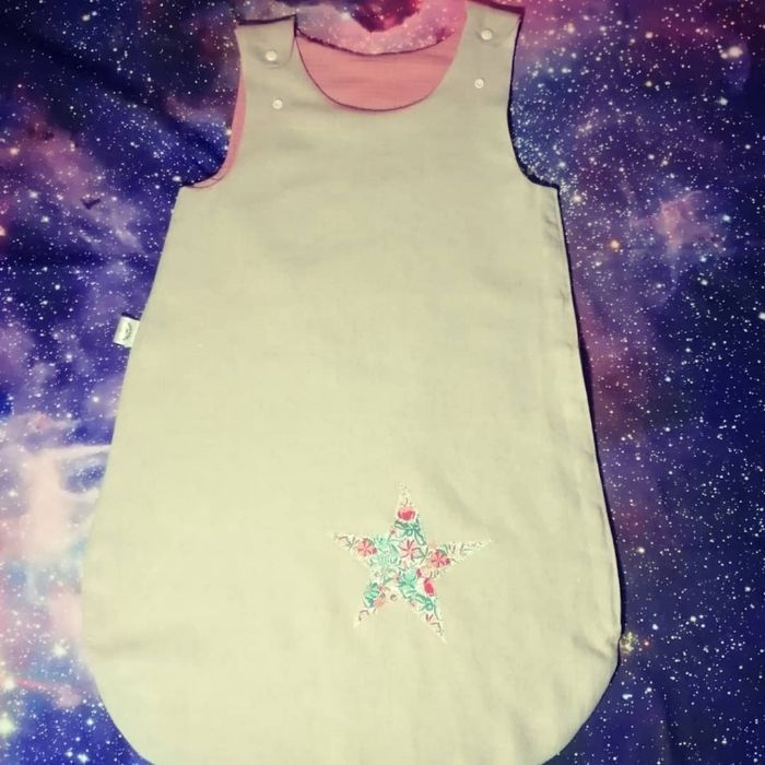 Turbulette Plume rose évolutive de 12 à 24 mois