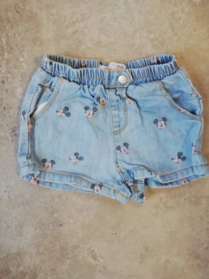 Short Zara Mickey 18-24 mois