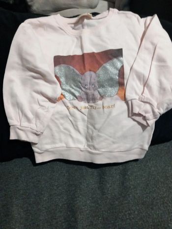 Pull taille 92cm 2ans disney zeeman dumbo