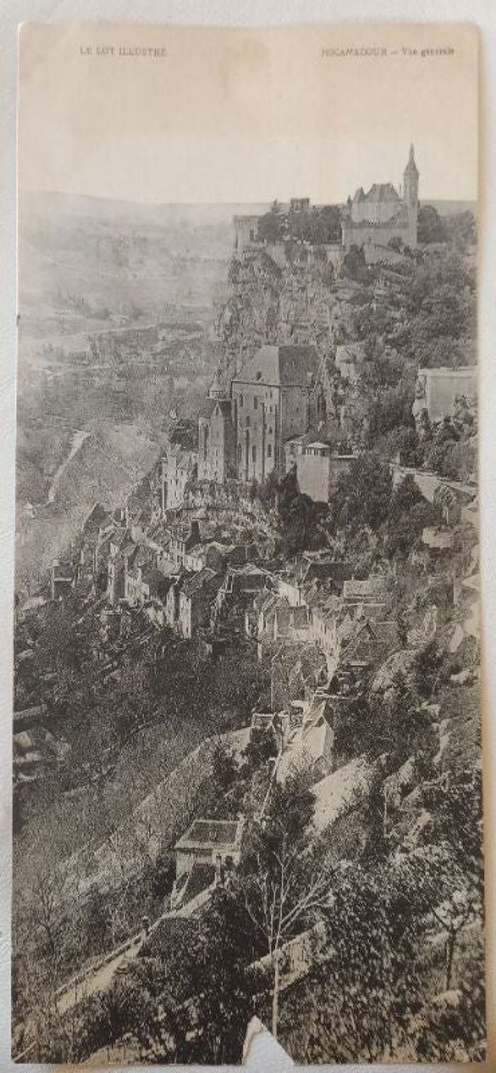 Grande carte lettre Rocamadour (lot)