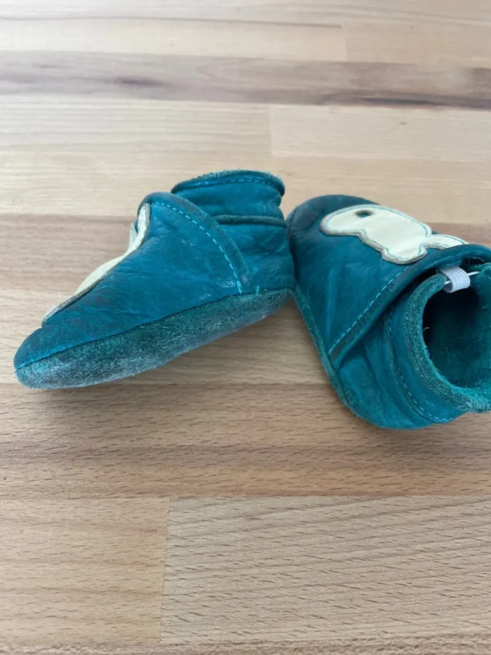 Chaussons cuir véritable 15 estimé - photo numéro 3