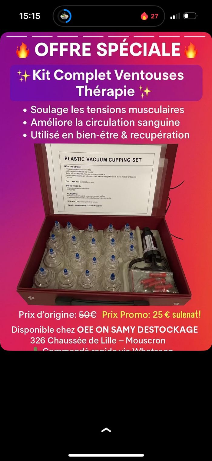 Kit ventouse