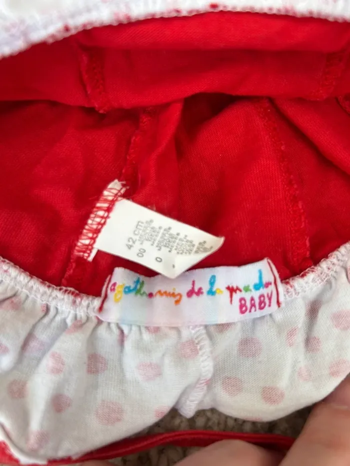 Lot chapeau et maillot de bain rouge fille - 6 mois - Agatha Ruiz de la Prada - photo numéro 6