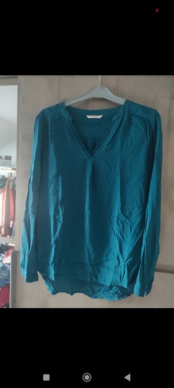 Blouse femme Camaïeu avec col ajouré