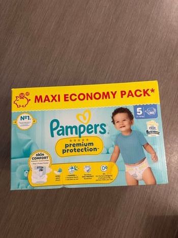 Couche Pampers taille 5 premium protection 