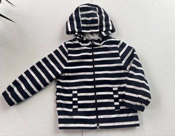 Coupe vent veste imperméable marinière Kiabi taille 3 ans
