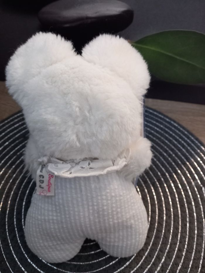 Peluche souris grelot vintage la petite boutique création CDJ 21cm - photo numéro 3