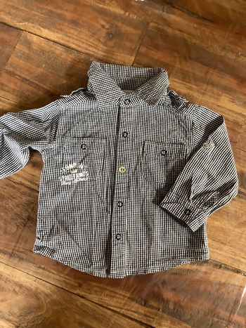 Chemise à carreaux 12 mois