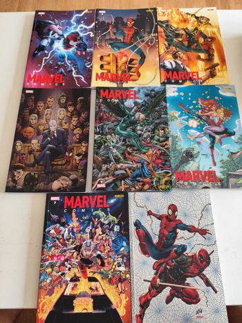 Lot Marvel comics tome 1 à 8 janvier à août 2022