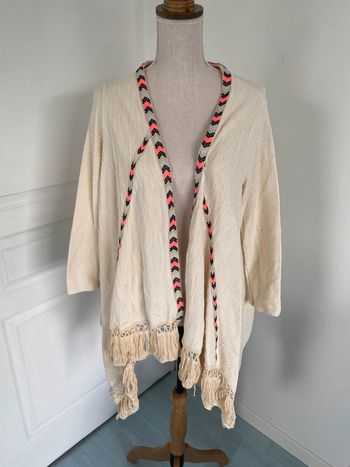 Gilet poncho écru Scarlet roos taille 1