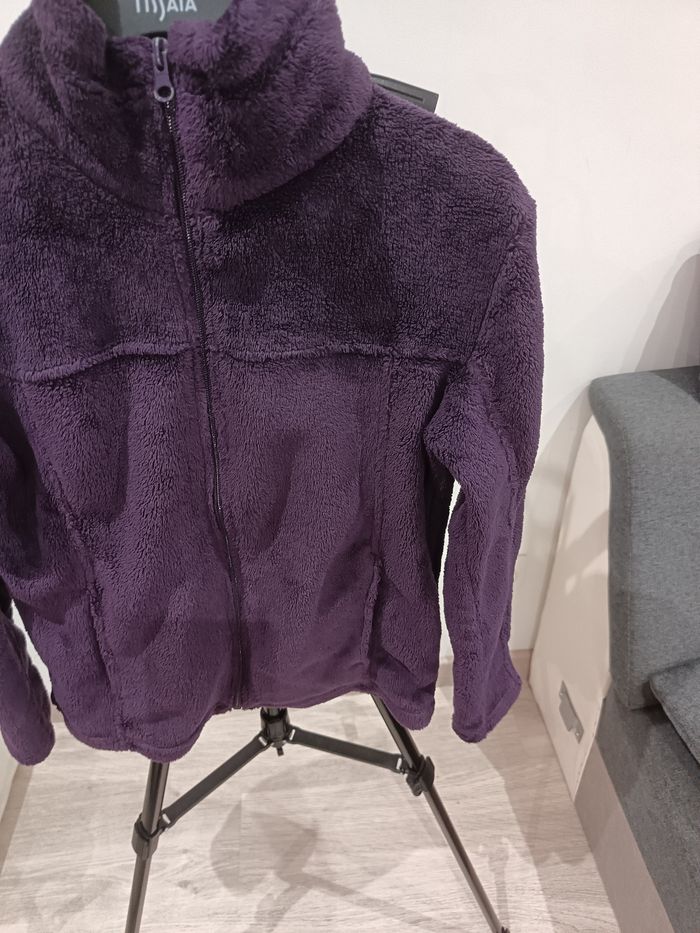 Veste polaire taille 34 violet sismix - photo numéro 3
