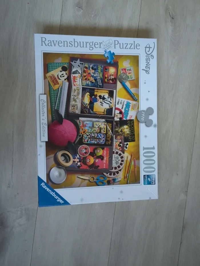 Puzzle 1000 pièces collector's édition Mickey anniversaire - photo numéro 2