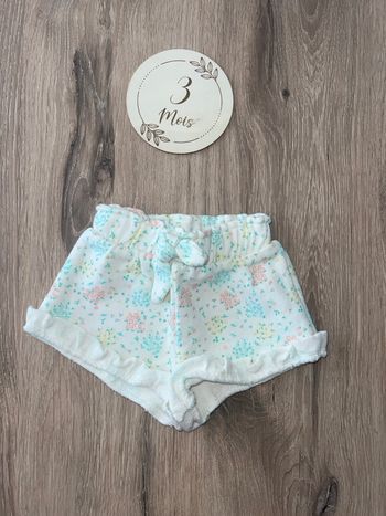 Short 3 mois fille kiabi 