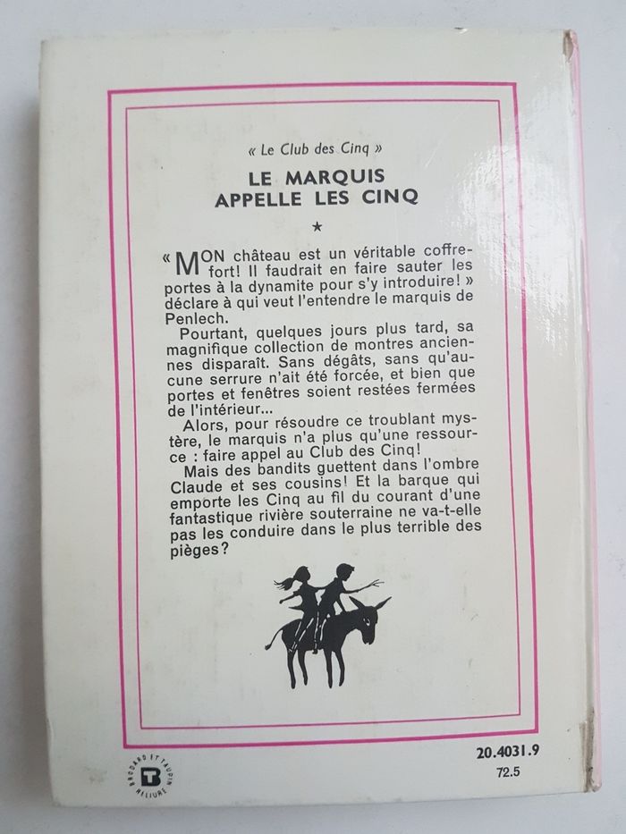 Le club des cinq: le marqui appelle les cinq - photo numéro 2