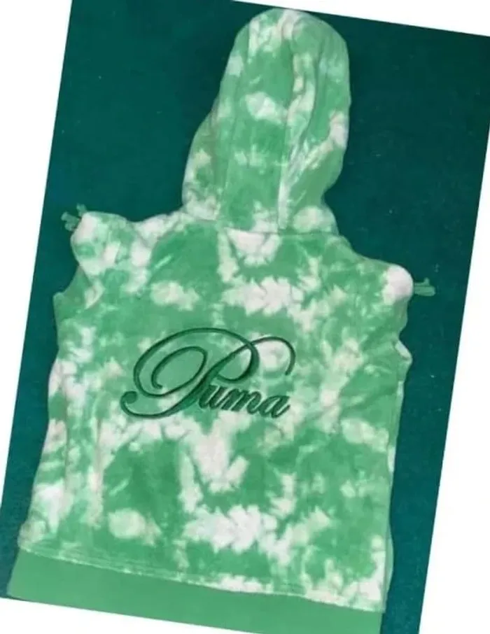 Ensemble été short et sweat bébé fille Puma 24 mois - photo numéro 2