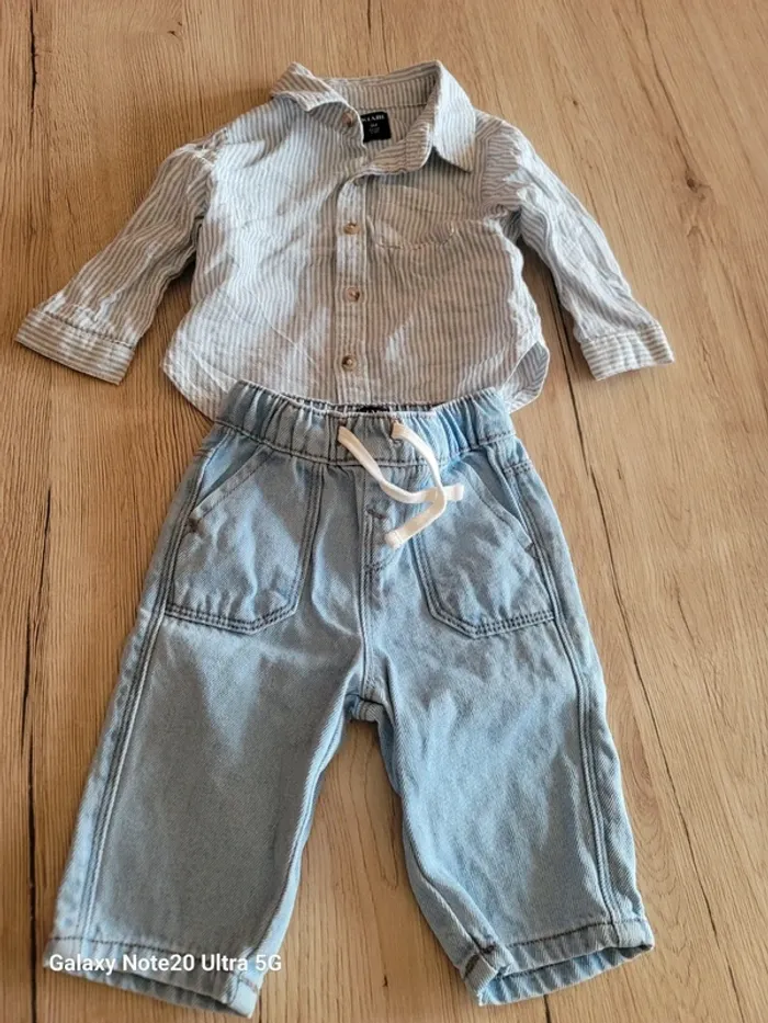 Ensemble jean et chemise