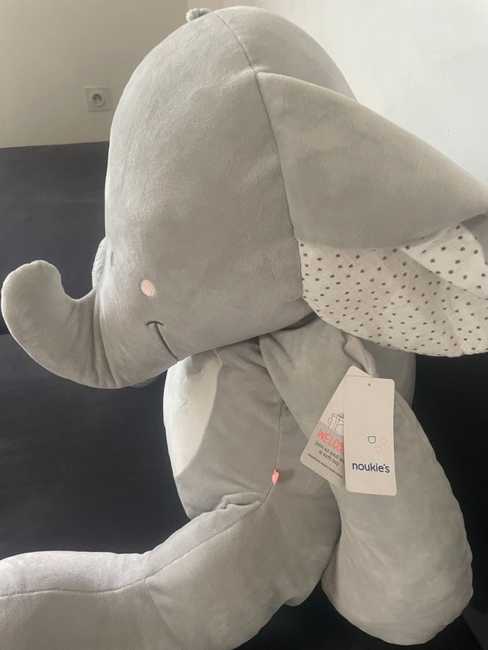 Grande peluche, éléphant Noukie ´s - photo numéro 2
