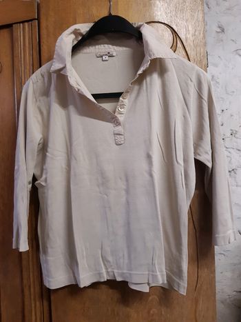 Polo manches longues c est beau la vie taille 46