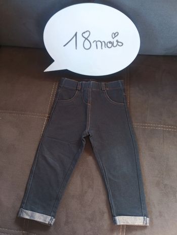 Pantalon jegging Fille 18 mois Kiabi