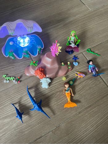 Playmobil 70095 sirène avec son rocher lumineux