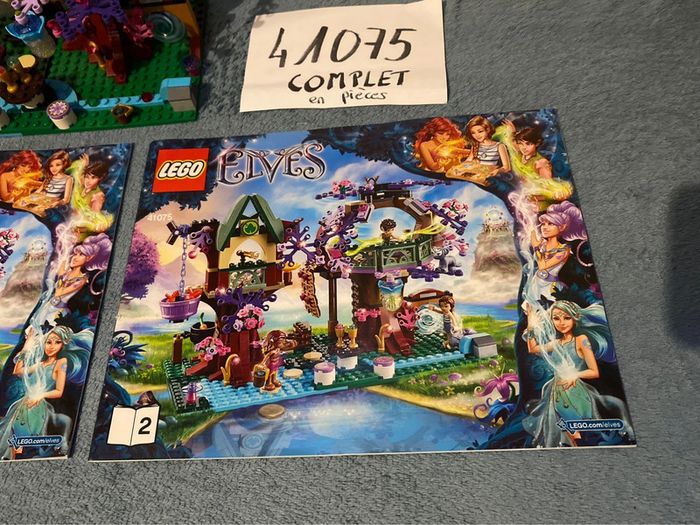 Lego elves 41075 The Elves' Treetop Hideaway complet en pièces sans figurine avec notices - photo numéro 10