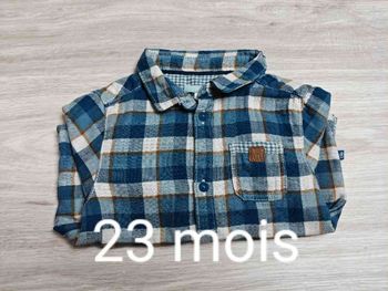 Chemise doublée 23 mois obaibi tbe