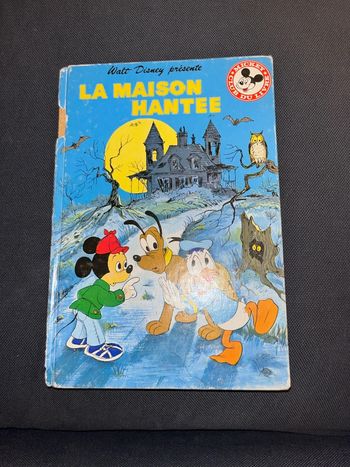 Livre pour enfants Disney club du livre la maison hantée