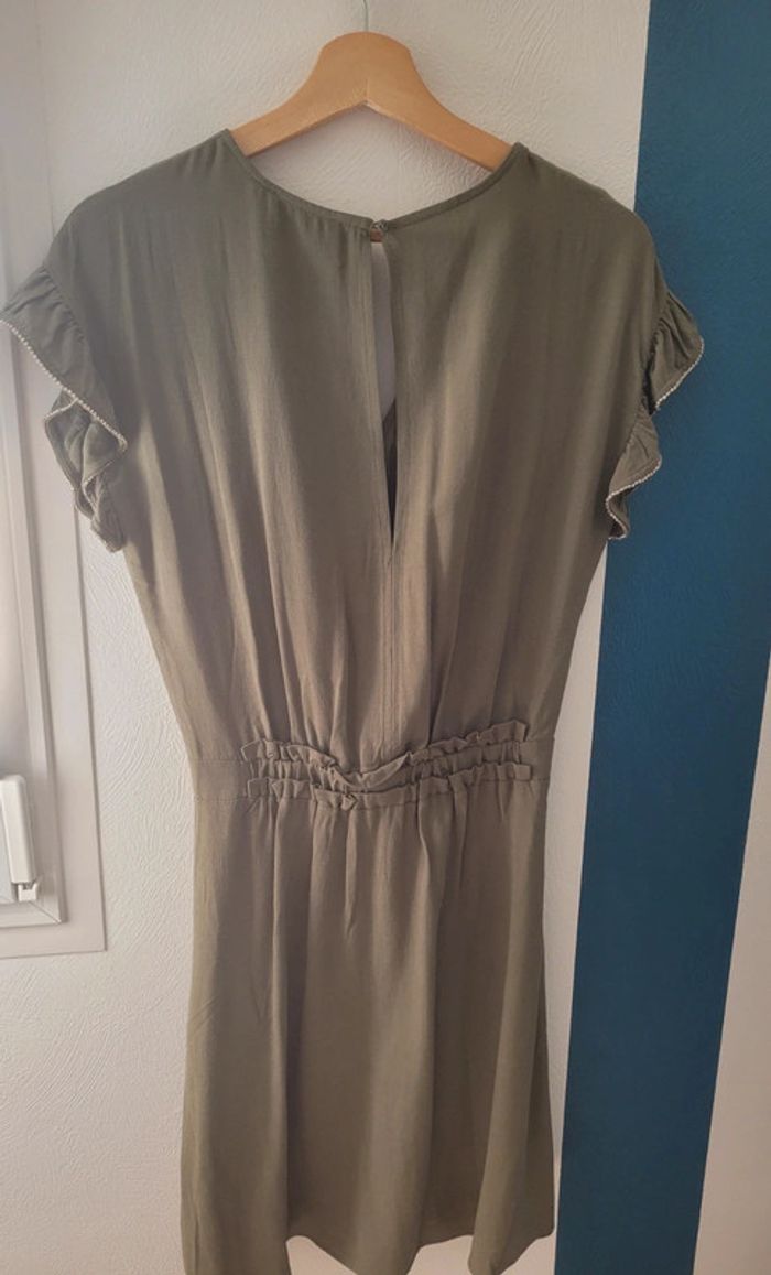 Robe kaki le temps des cerises neuve taille S - photo numéro 4