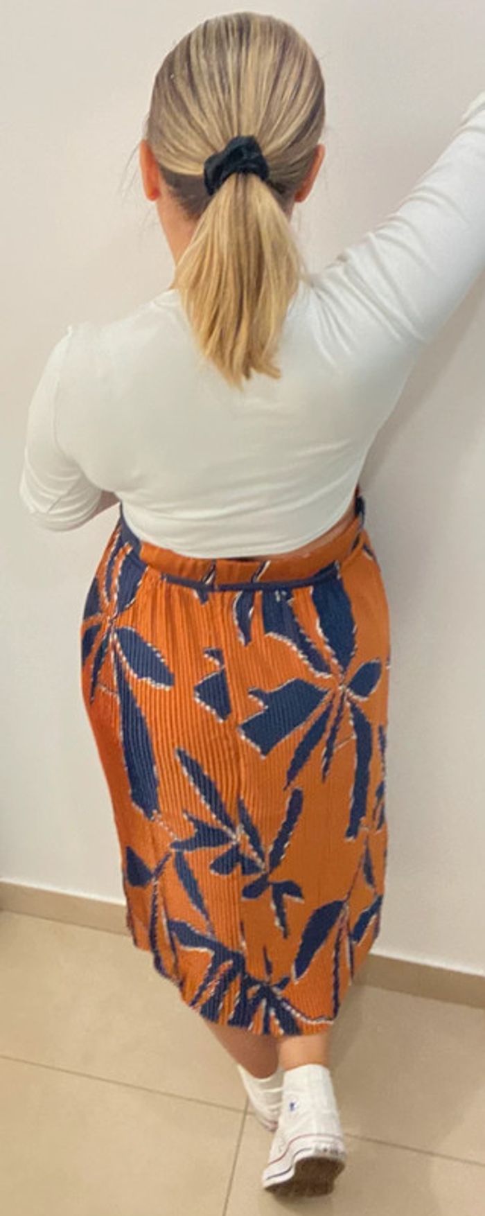 Jupe Midi Plissée Ba&sh Modèle Kiko Taille 40 - photo numéro 11