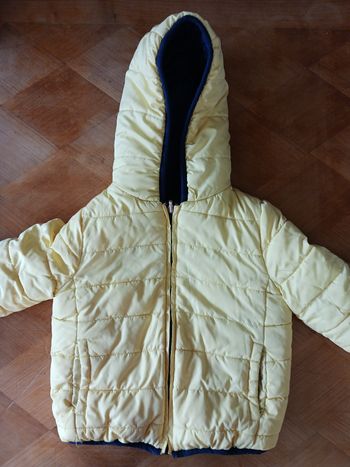 Manteau fille réversible